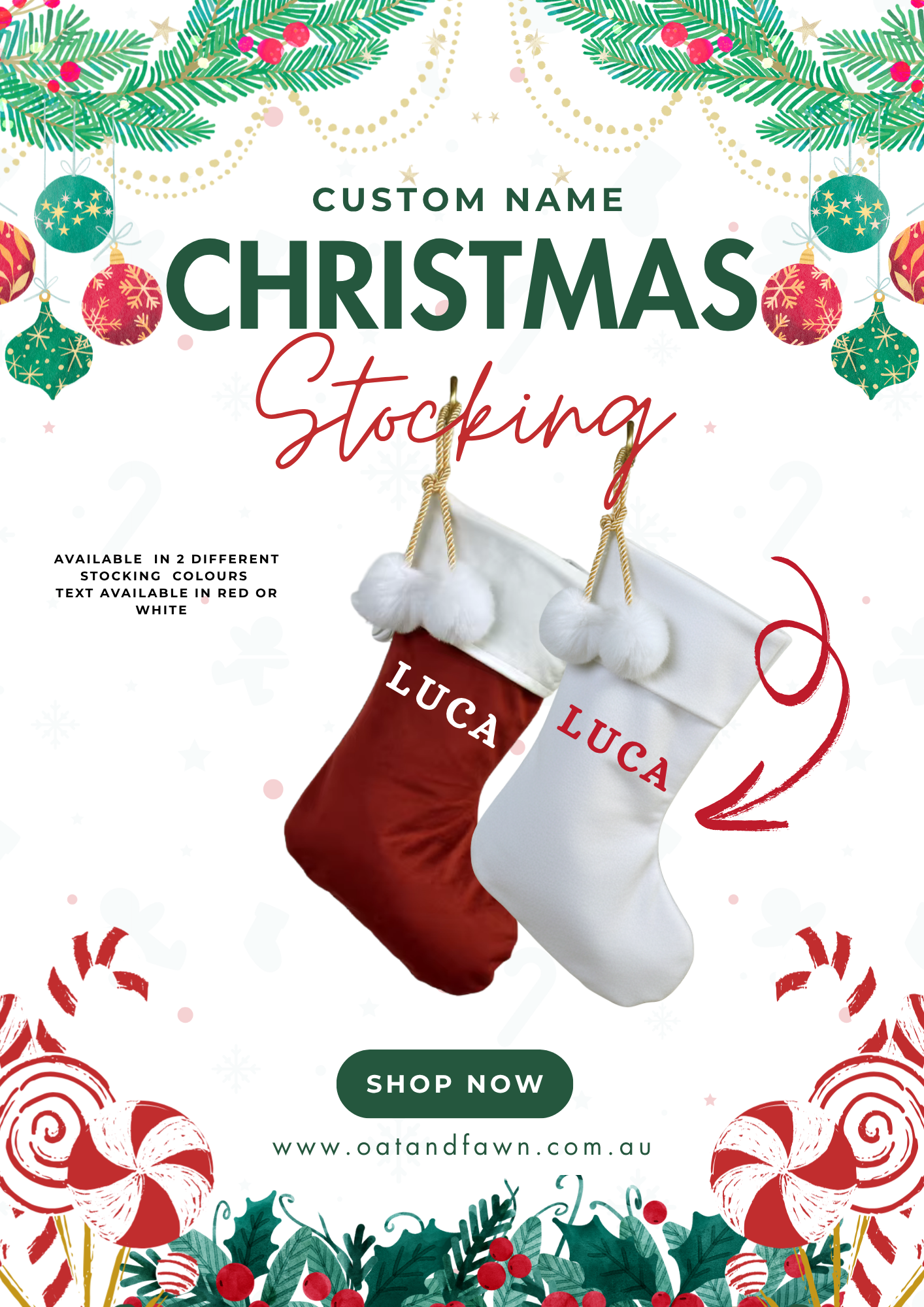 🌟 Personalized  Christmas Stockings: The Ultimate Family Tradition! 🌟