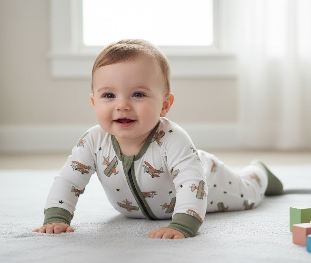 ✈️ Sky Captain 🧑‍✈️Bamboo Rompers